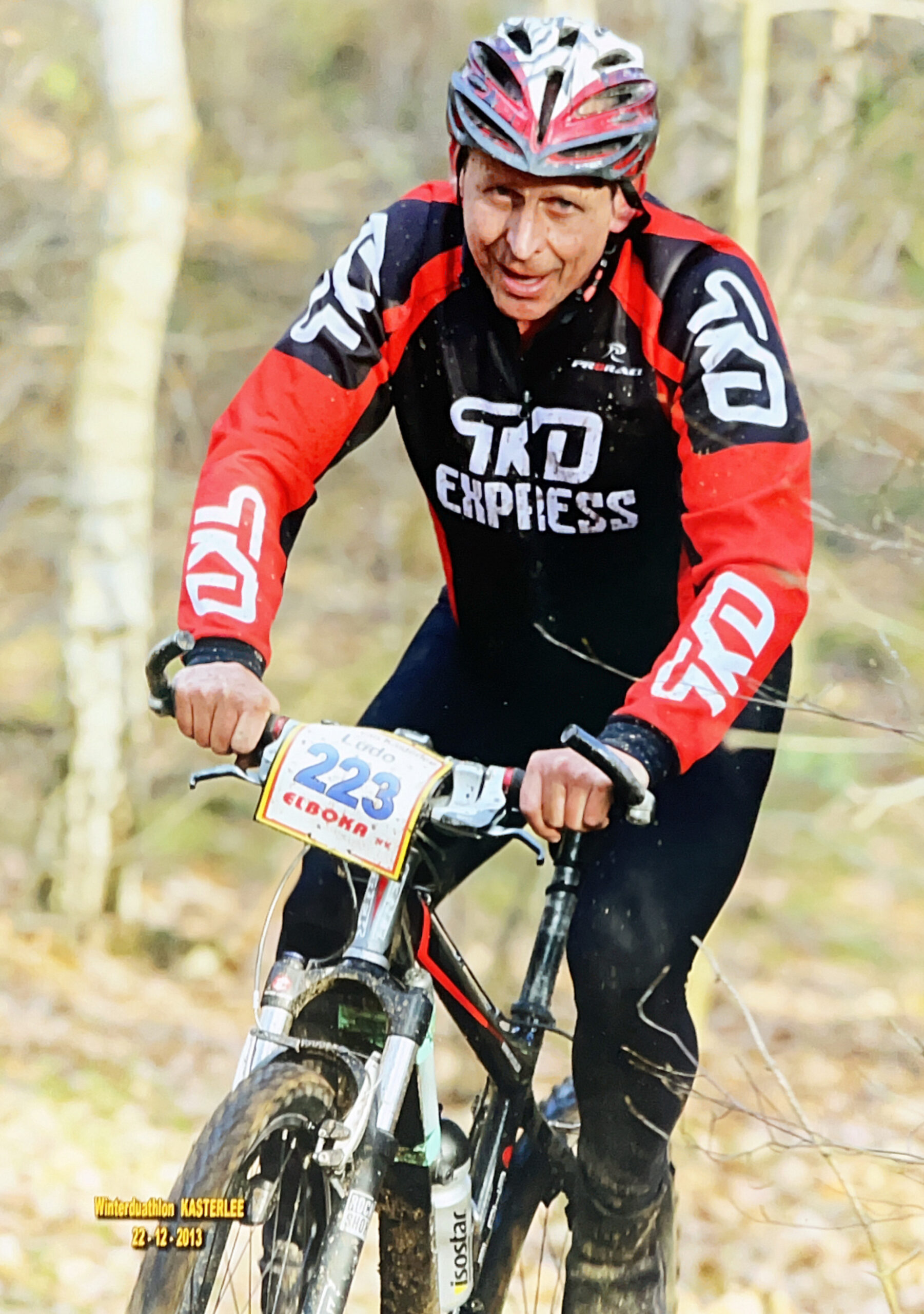 Ludo Somers op de mountainbike